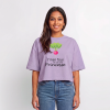 T-shirt oversize bio femme – « J’men fous, je suis une princesse »