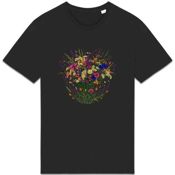 face_1_1 T-shirt Unisexe épais - Bouquet Floral Élégant