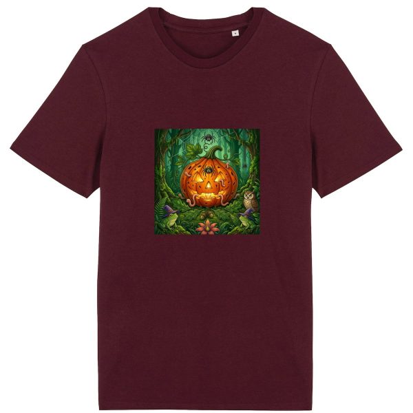 face_4_4 citrouile d"halloween en forête
