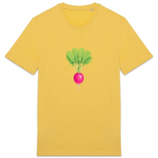 face_6_6 T-shirt Unisexe épais - Radis Naïf & Stylisé