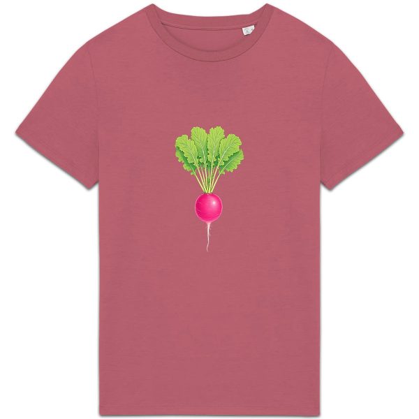 face_8_8 T-shirt Unisexe épais - Radis Naïf & Stylisé