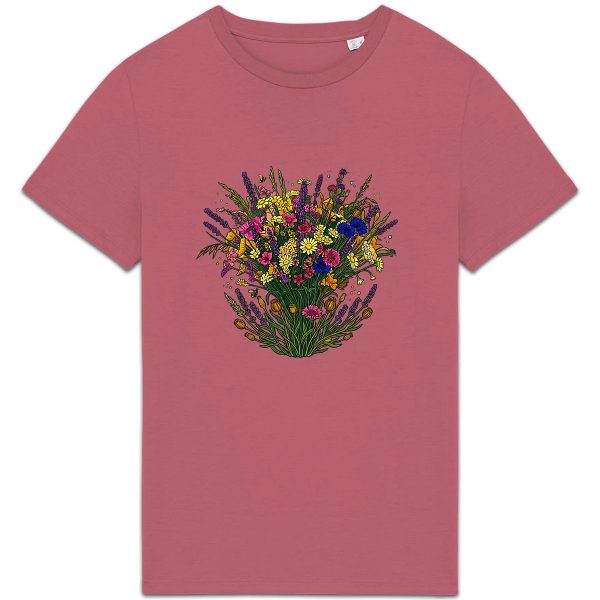 face_8_8 T-shirt Unisexe épais - Bouquet Floral Élégant