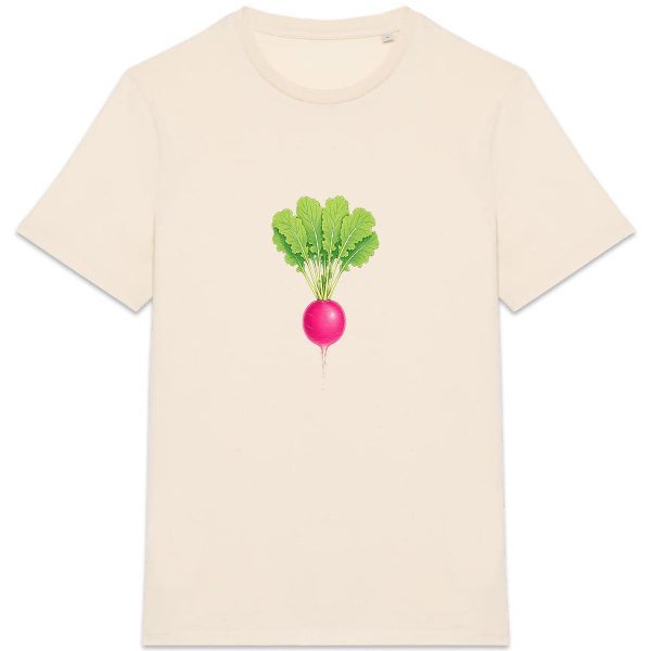 face_9_9 T-shirt Unisexe épais - Radis Naïf & Stylisé