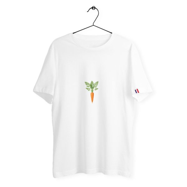 T-shirt Homme Made in France - Design Carotte Bio