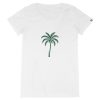 T-shirt Femme Made in France - Design Palmier Tropical