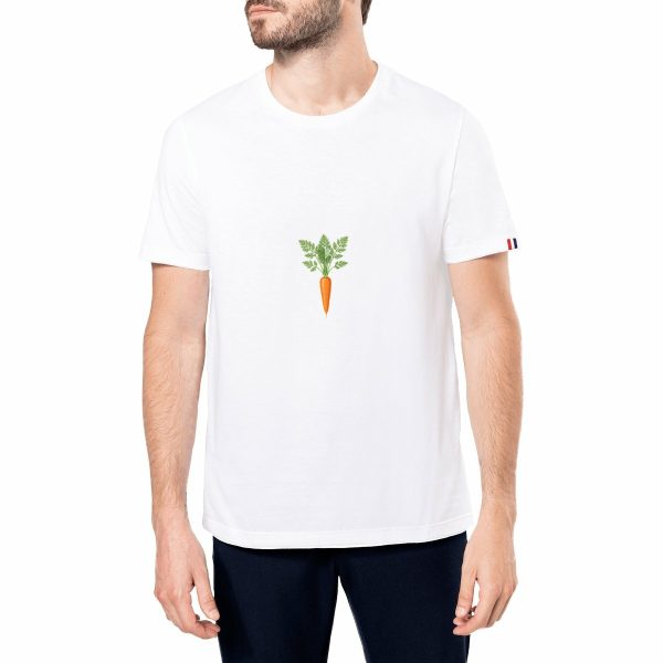T-shirt Homme Made in France - Design Carotte Bio