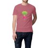 visual_Rose T-shirt Unisexe épais - Radis Naïf & Stylisé